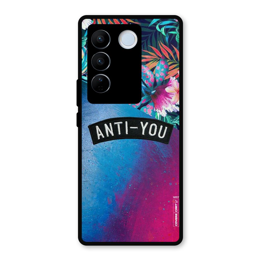 Anti You Metal Back Case for Vivo V27 Pro