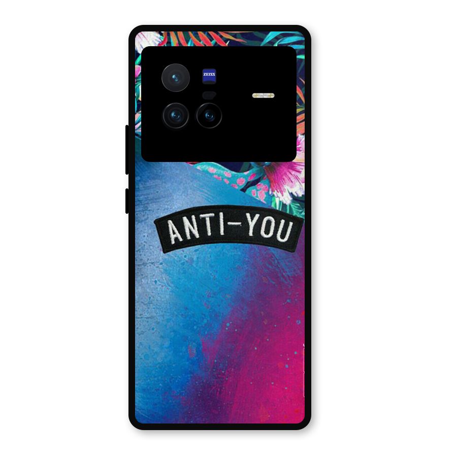 Anti You Metal Back Case for Vivo X80