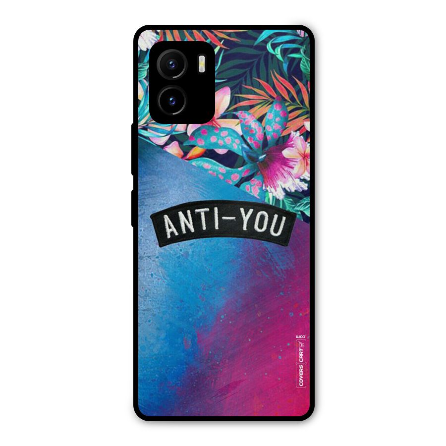 Anti You Metal Back Case for Vivo Y15s