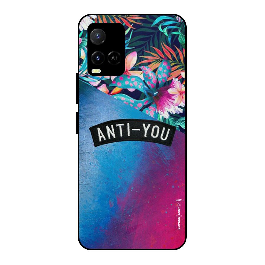 Anti You Metal Back Case for Vivo Y21A