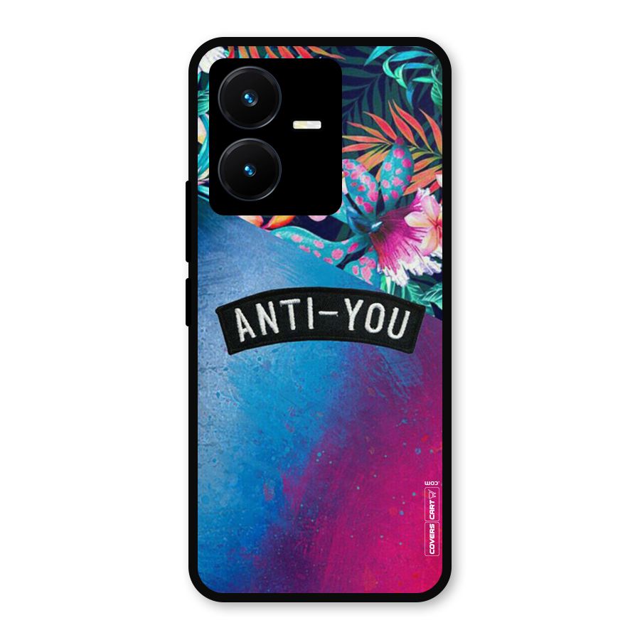 Anti You Metal Back Case for Vivo Y22