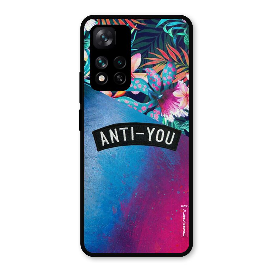 Anti You Metal Back Case for Xiaomi 11i 5G