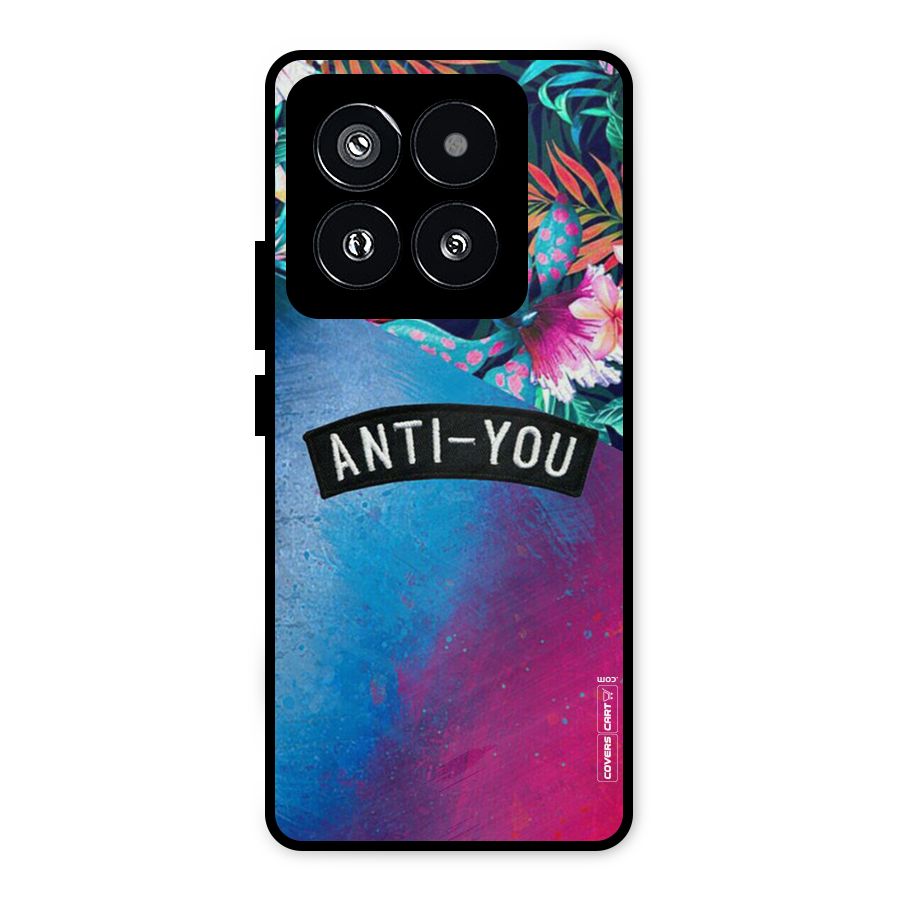Anti You Metal Back Case for Xiaomi 14 Pro