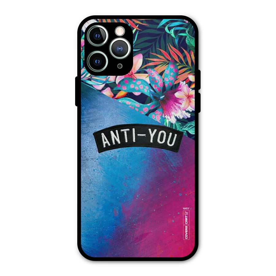 Anti You Metal Back Case for iPhone 11 Pro Max