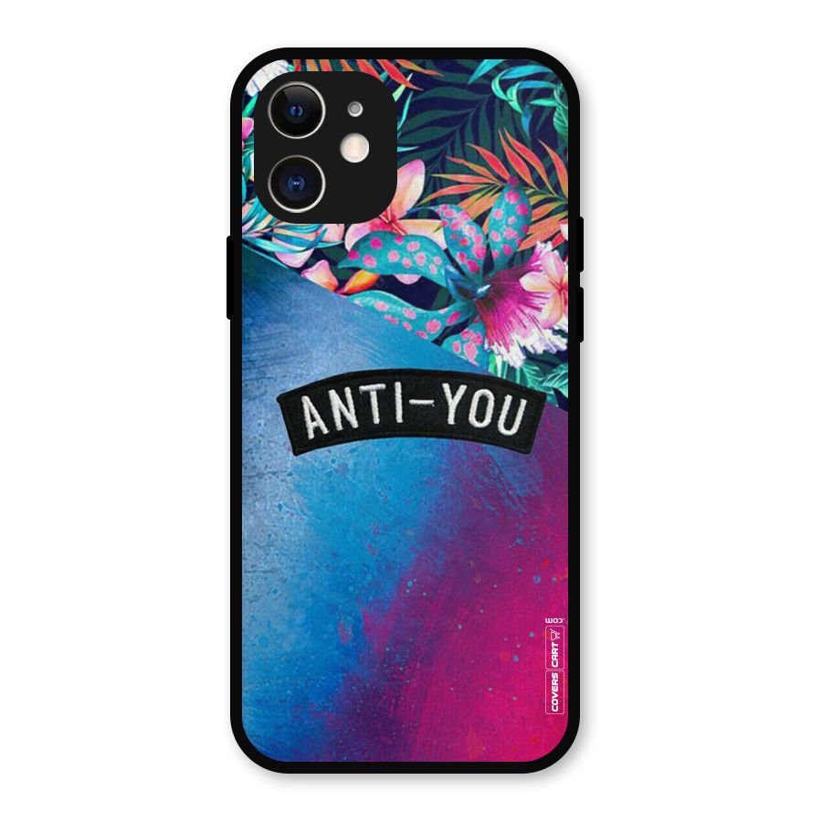 Anti You Metal Back Case for iPhone 12