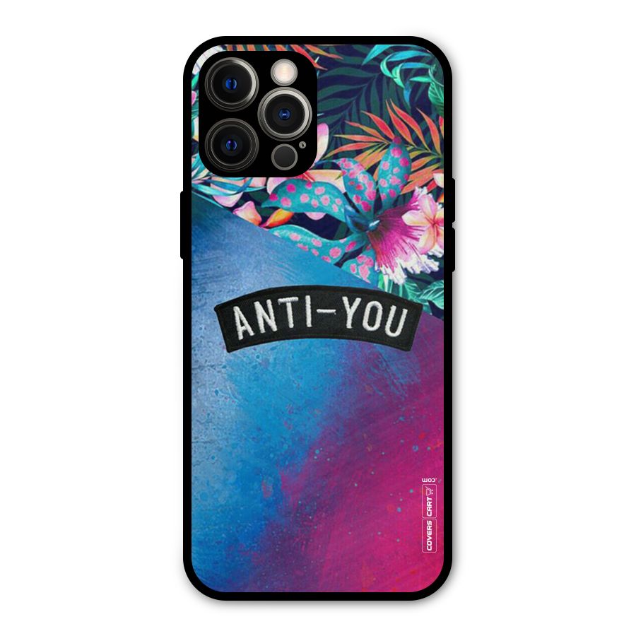 Anti You Metal Back Case for iPhone 12 Pro Max