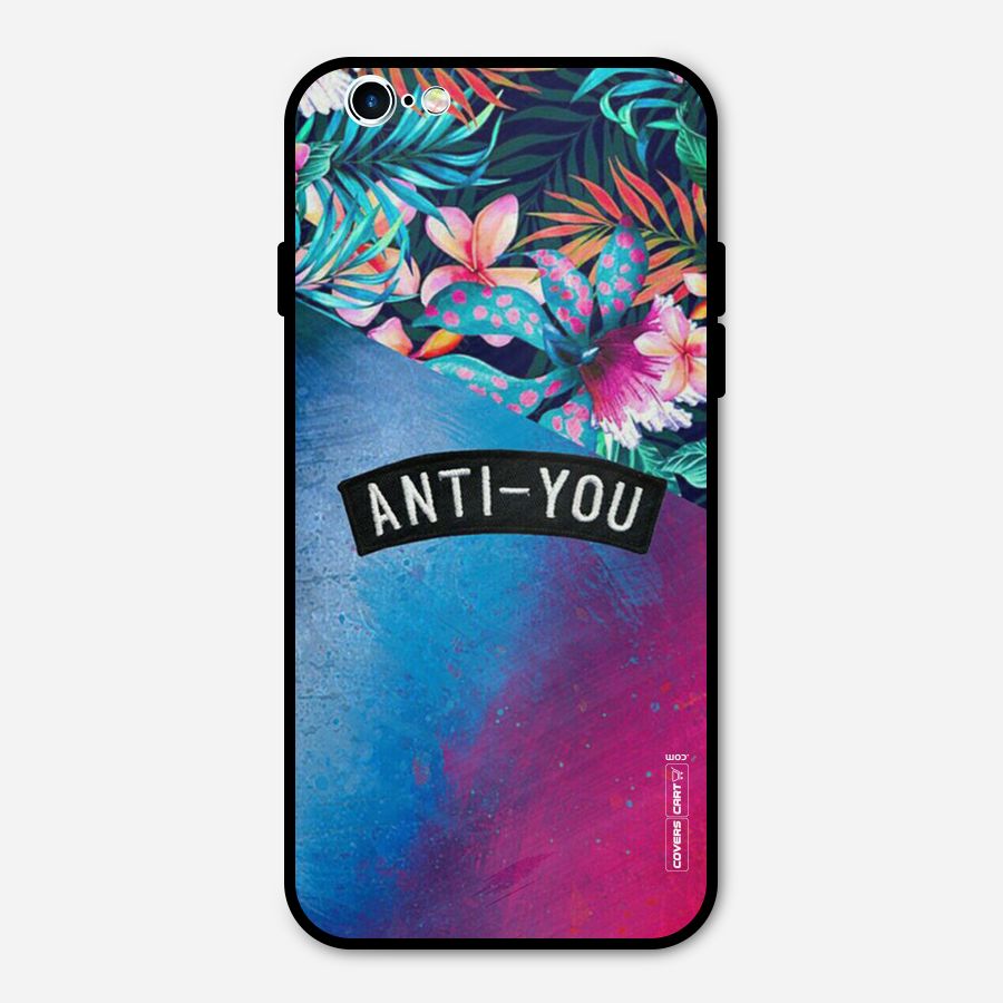 Anti You Metal Back Case for iPhone 6 6s