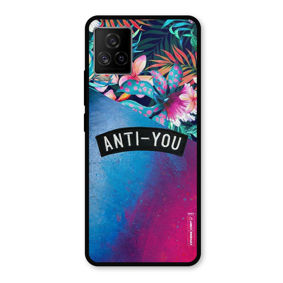 Anti You Metal Back Case for iQOO 7 Legend 5G