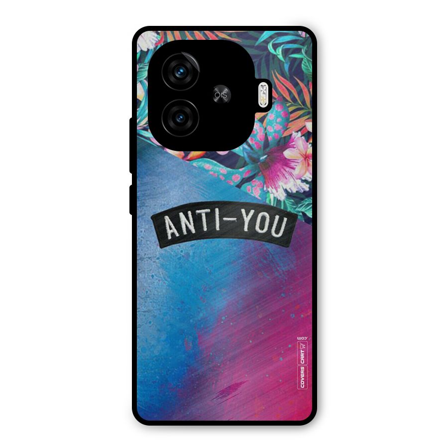 Anti You Metal Back Case for iQOO Z9 Turbo
