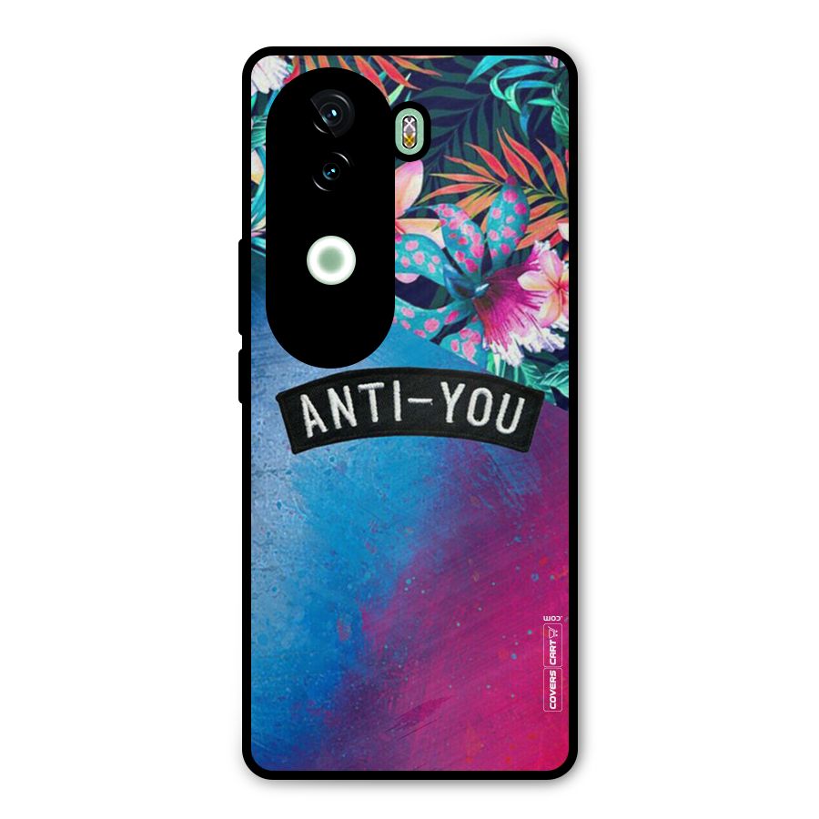 Anti You Metal Back Case for iQOO Z9s