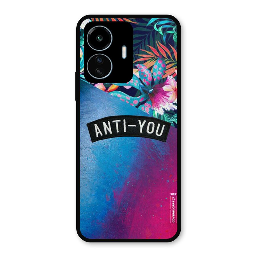 Anti You Metal Back Case for vivo iQOO Z6 Lite 5G