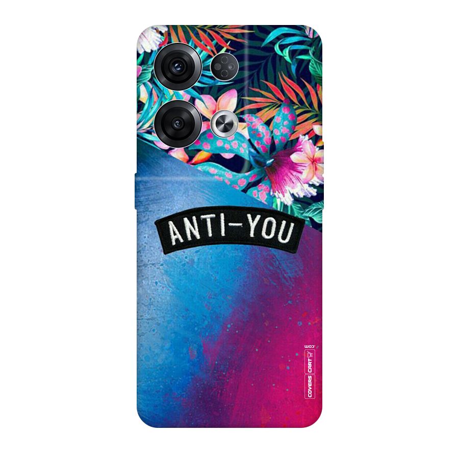 Anti You Original Polycarbonate Back Case for Oppo Reno8 Pro 5G
