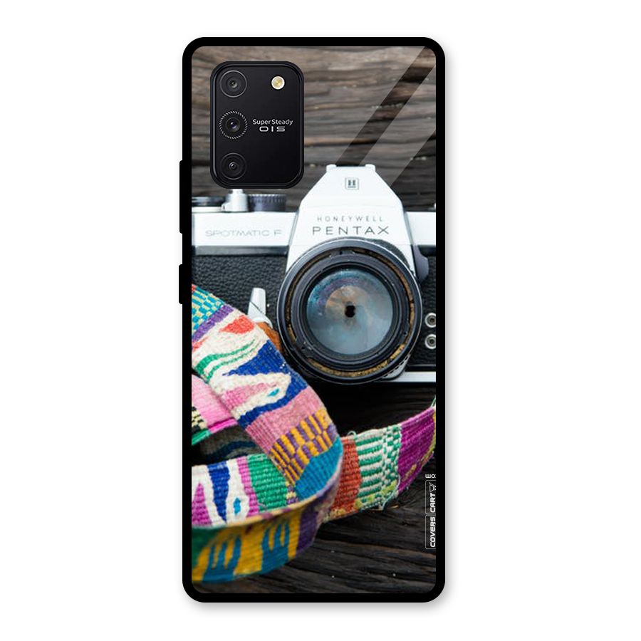 Antique Camera Glass Back Case for Galaxy S10 Lite