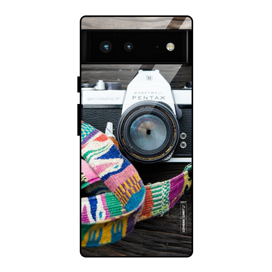 Antique Camera Glass Back Case for Google Pixel 6