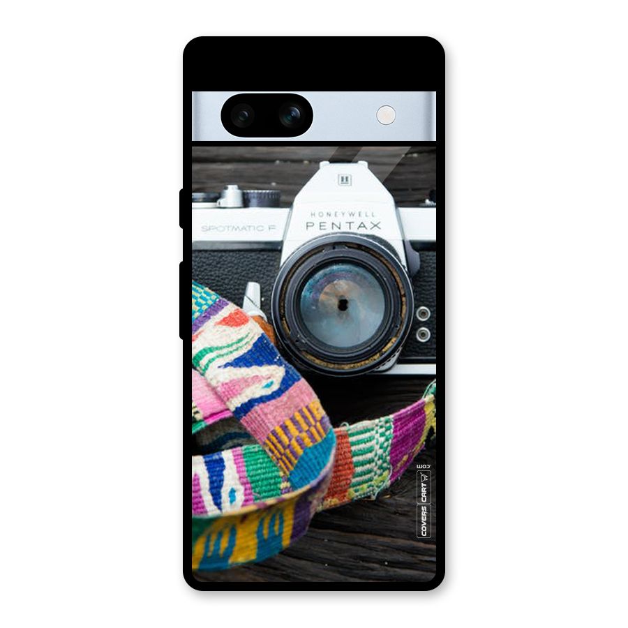 Antique Camera Glass Back Case for Google Pixel 7a
