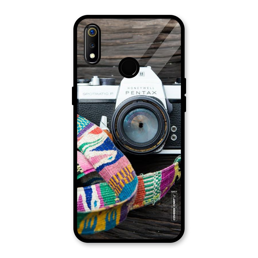 Antique Camera Glass Back Case for Realme 3i