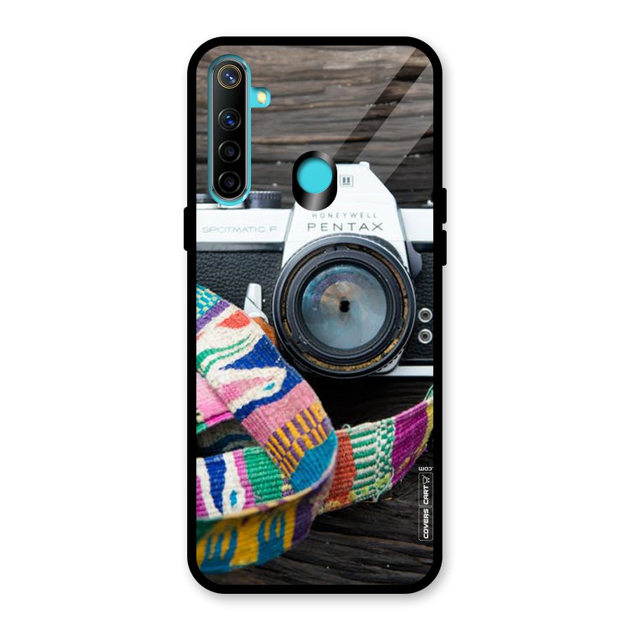 Antique Camera Glass Back Case for Realme 5