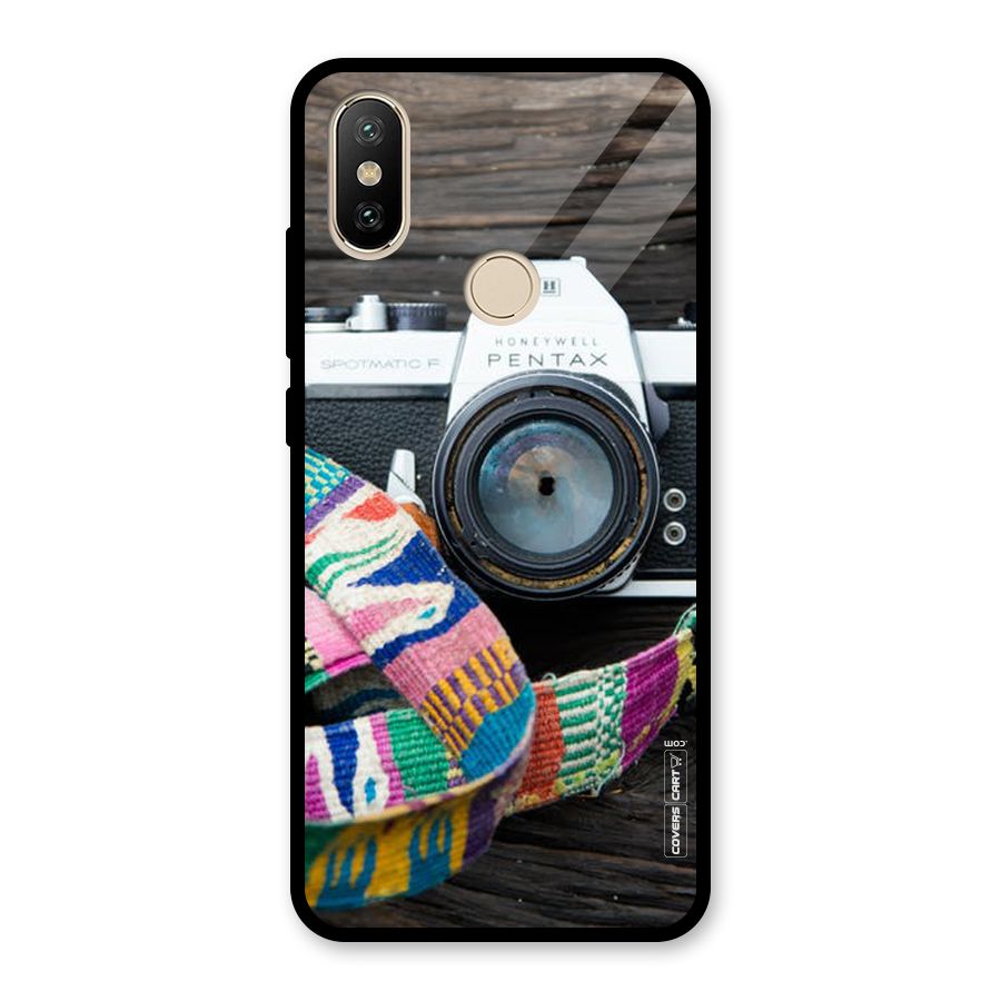 Antique Camera Glass Back Case for Redmi A2