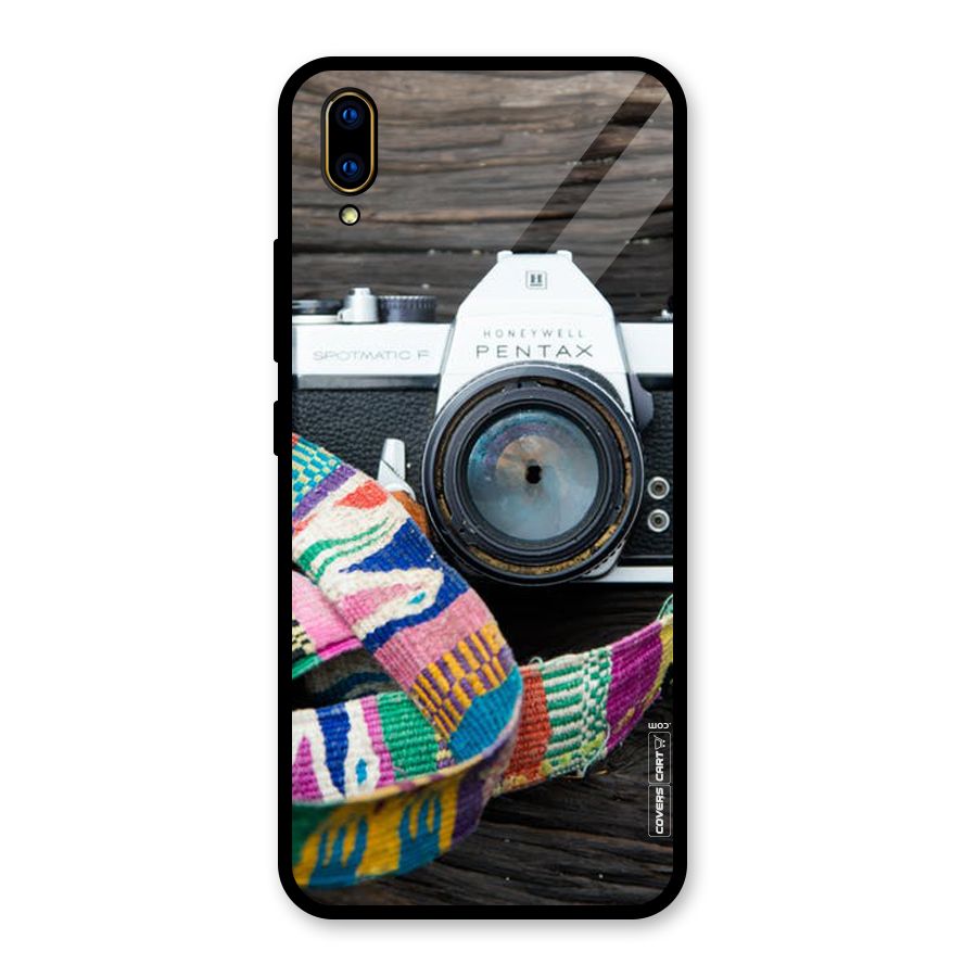 Antique Camera Glass Back Case for Vivo V11 Pro