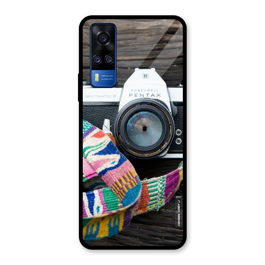 Antique Camera Glass Back Case for Vivo Y31