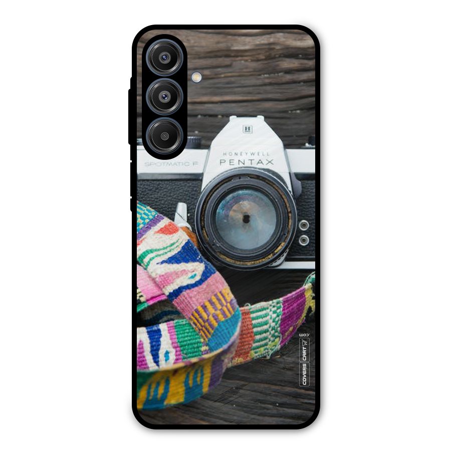 Antique Camera Metal Back Case for Galaxy A16 5G