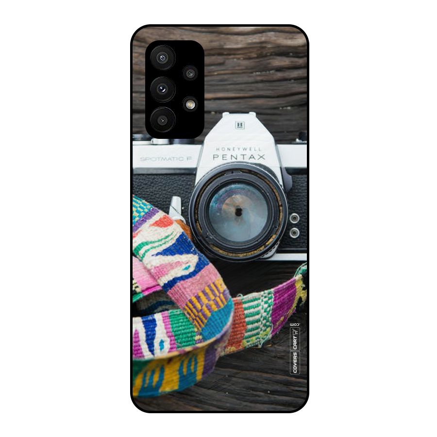 Antique Camera Metal Back Case for Galaxy A23