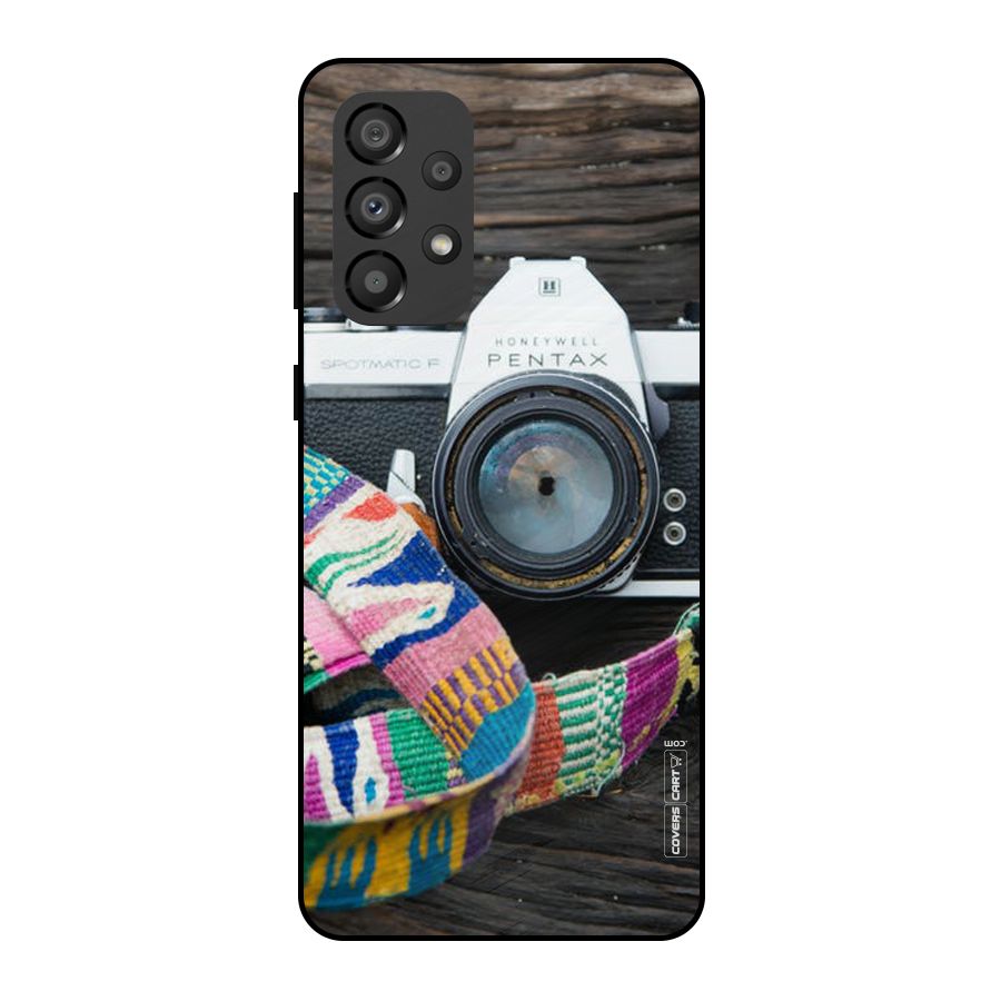 Antique Camera Metal Back Case for Galaxy A33 5G