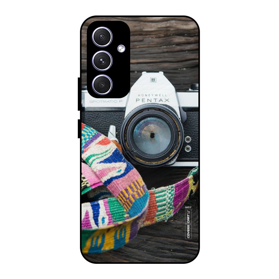 Antique Camera Metal Back Case for Galaxy A54
