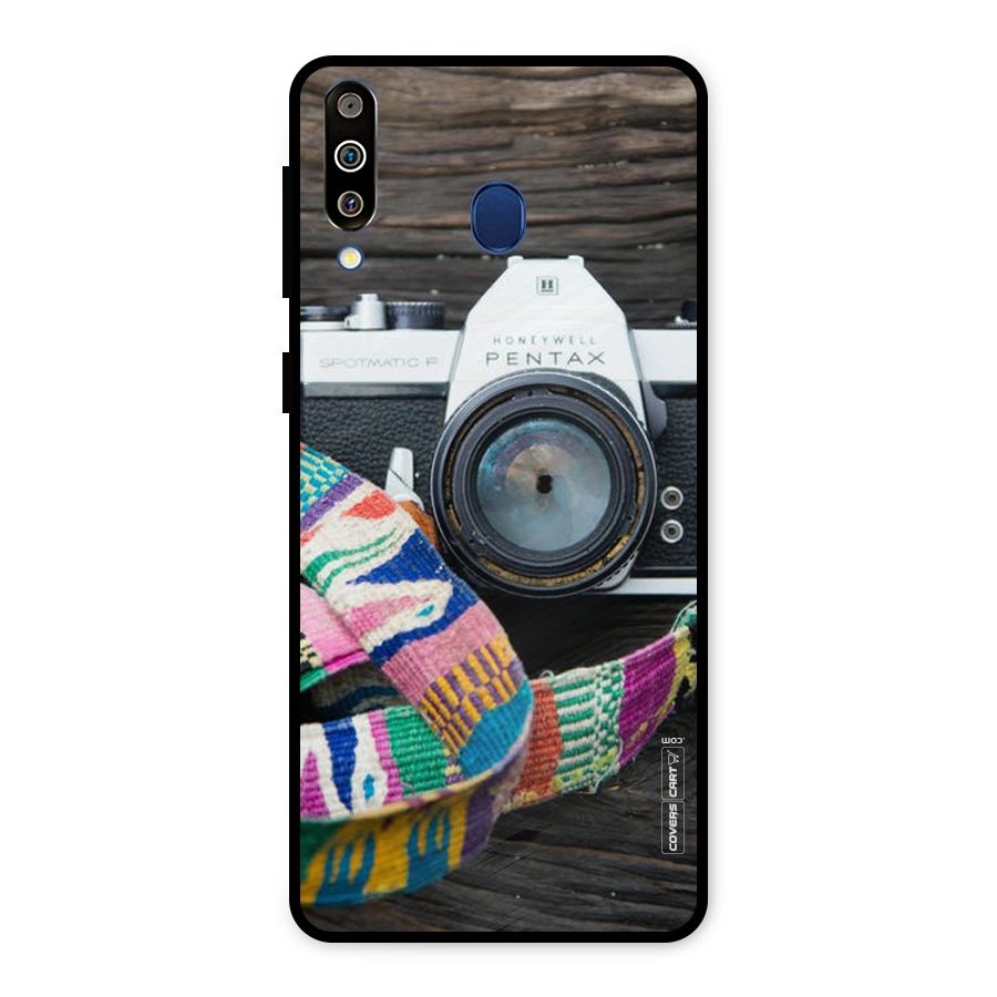Antique Camera Metal Back Case for Galaxy M30