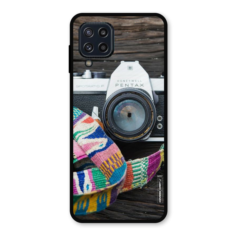 Antique Camera Metal Back Case for Galaxy M32