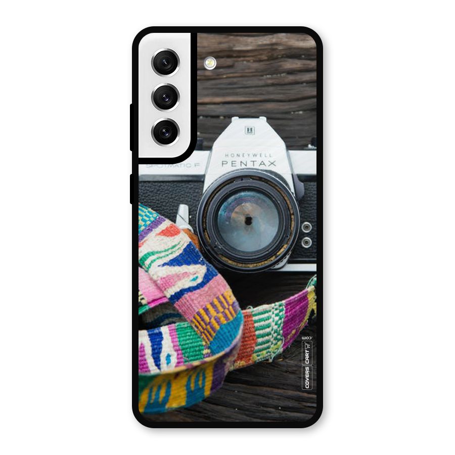Antique Camera Metal Back Case for Galaxy S21 FE 5G