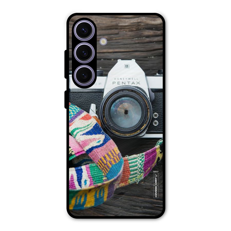 Antique Camera Metal Back Case for Galaxy S24