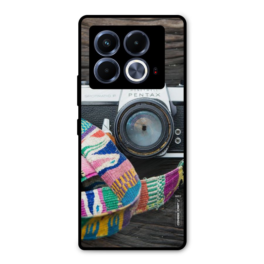 Antique Camera Metal Back Case for Infinix Note 40 5G