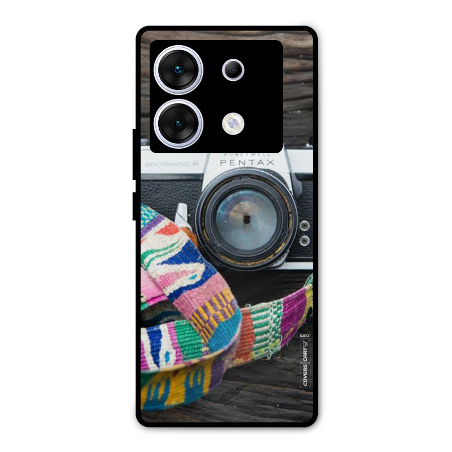 Antique Camera Metal Back Case for Infinix Zero 30 5G