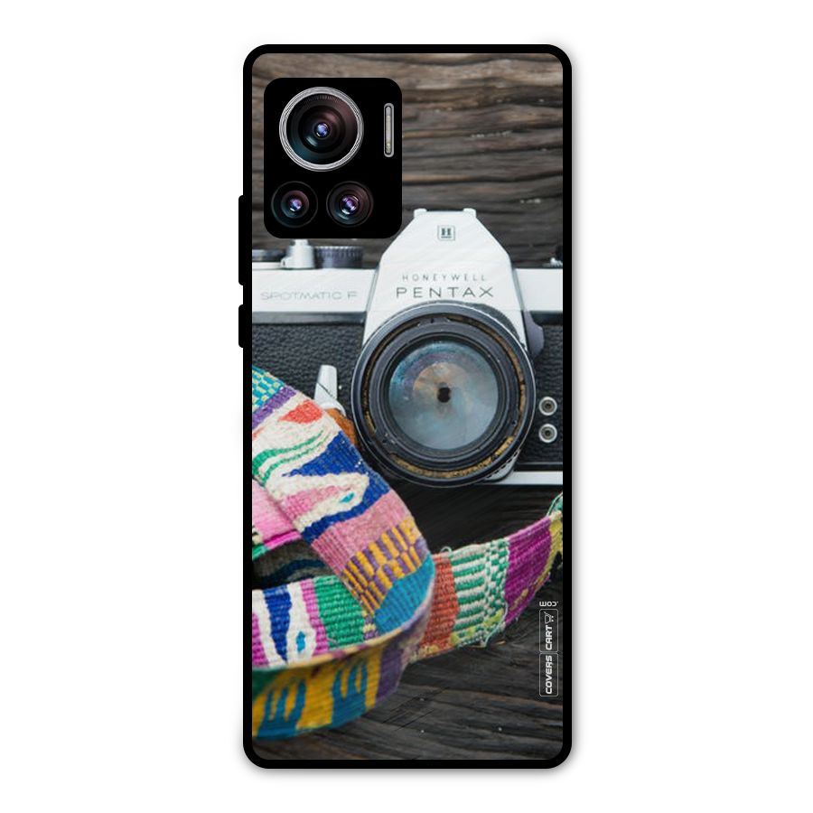 Antique Camera Metal Back Case for Motorola Edge 30 Ultra