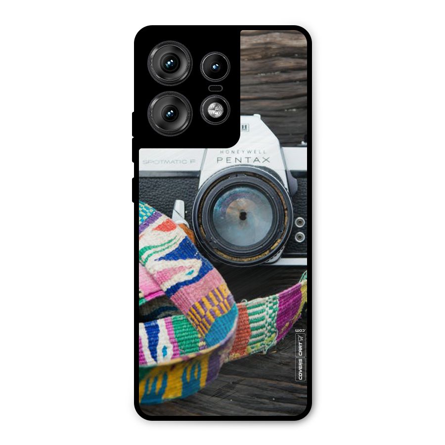 Antique Camera Metal Back Case for Motorola Edge 50 Pro