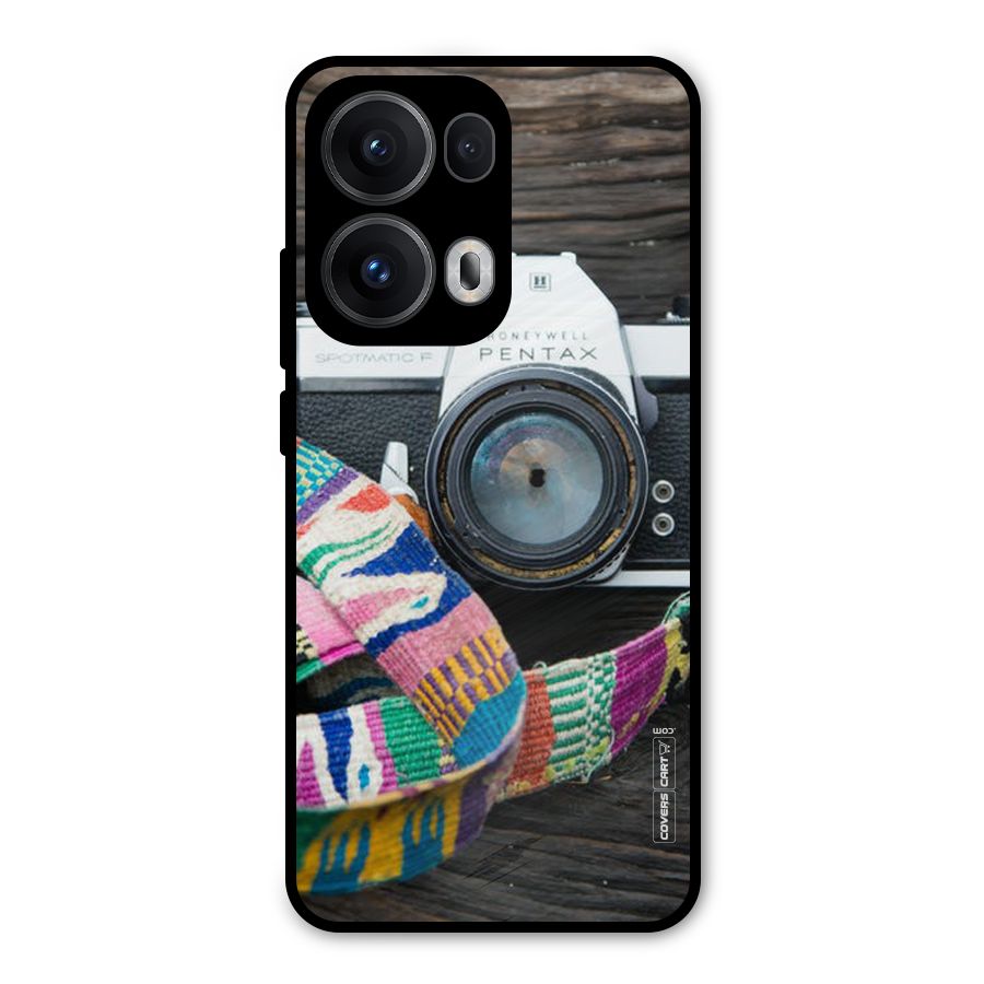 Antique Camera Metal Back Case for Oppo Reno13 Pro