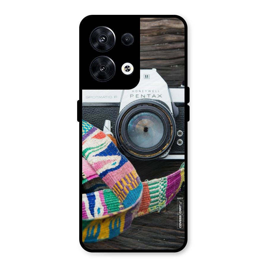 Antique Camera Metal Back Case for Oppo Reno8 5G