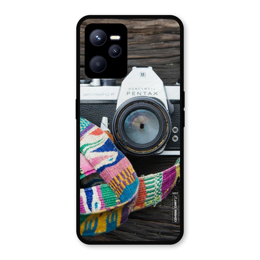 Antique Camera Metal Back Case for Realme C35