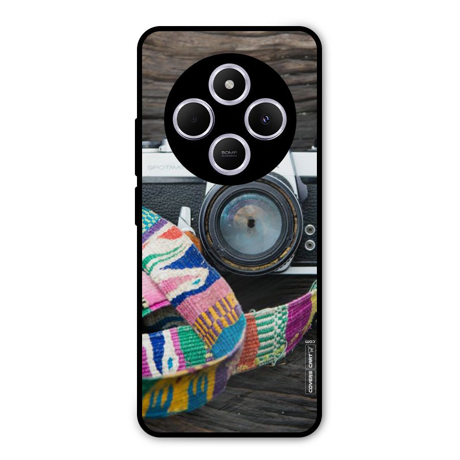 Antique Camera Metal Back Case for Redmi 14C