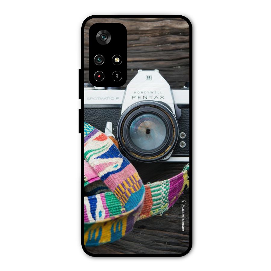 Antique Camera Metal Back Case for Redmi Note 11T 5G