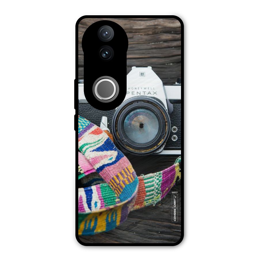 Antique Camera Metal Back Case for Vivo V50e
