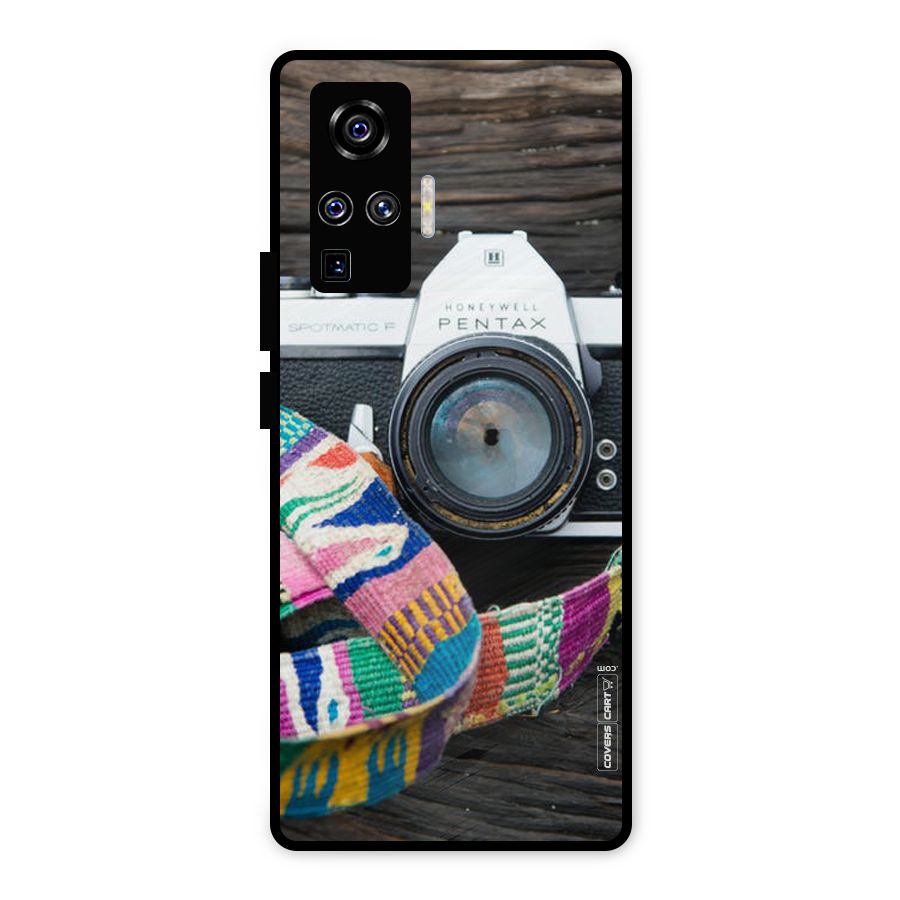 Antique Camera Metal Back Case for Vivo X50 Pro