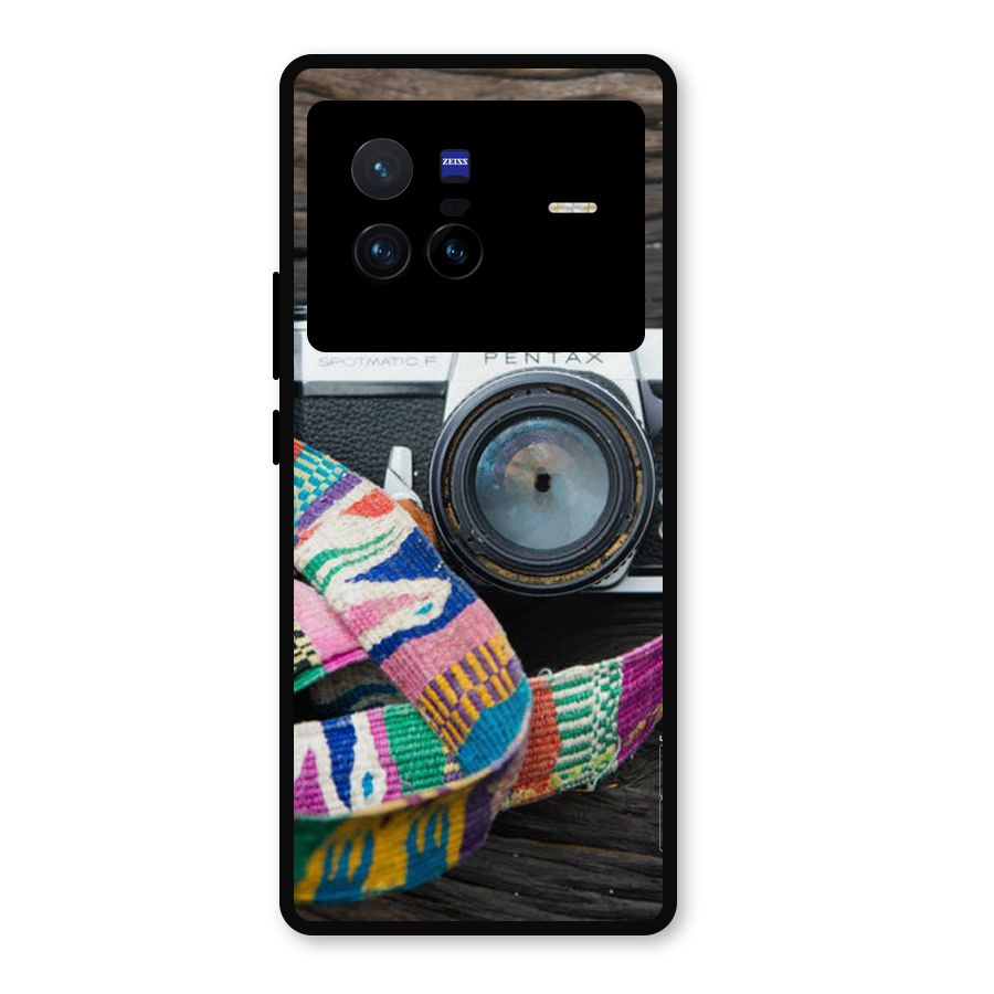 Antique Camera Metal Back Case for Vivo X80