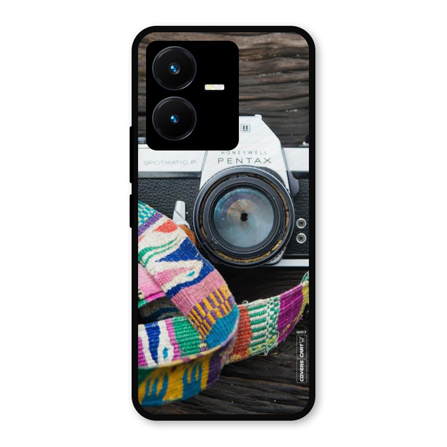 Antique Camera Metal Back Case for Vivo Y22