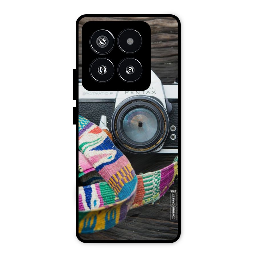 Antique Camera Metal Back Case for Xiaomi 14 Pro