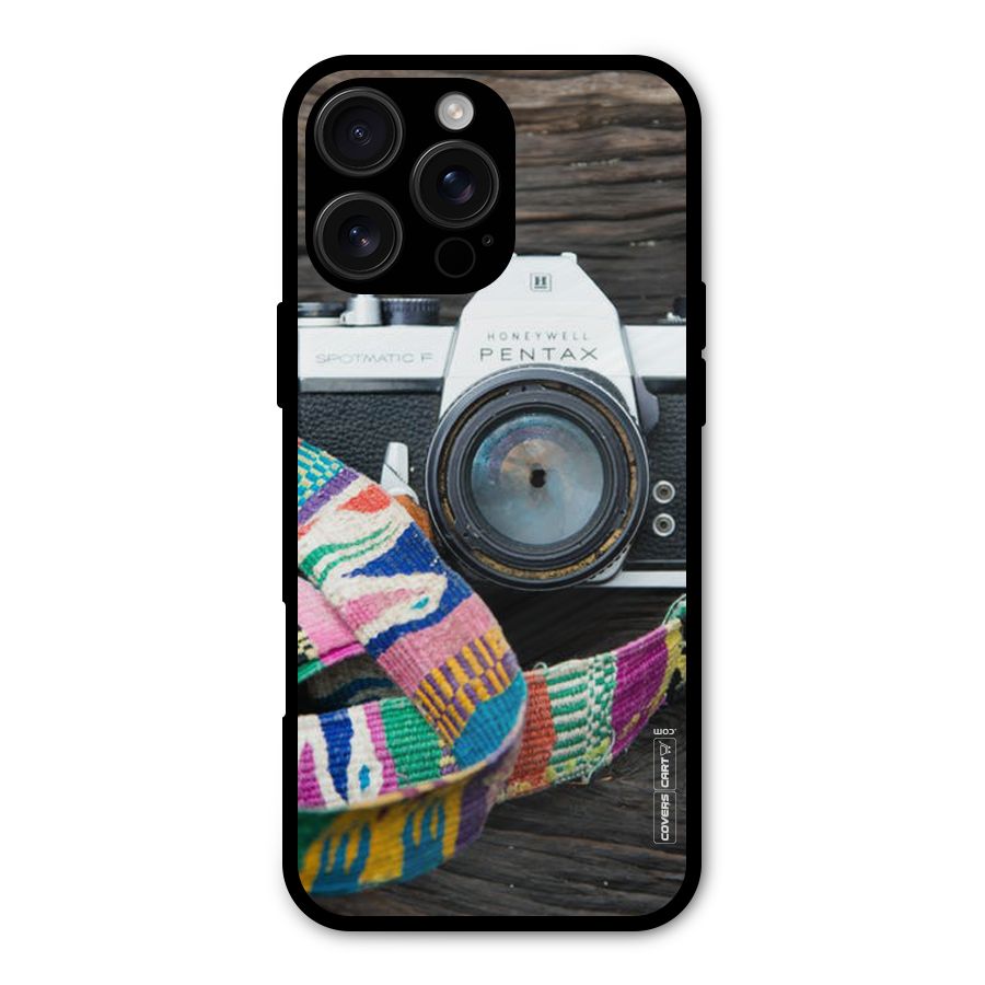 Antique Camera Metal Back Case for iPhone 16 Pro Max