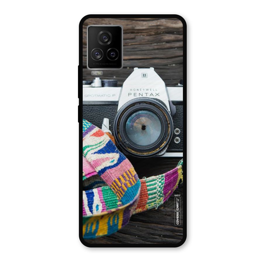 Antique Camera Metal Back Case for iQOO 7 Legend 5G