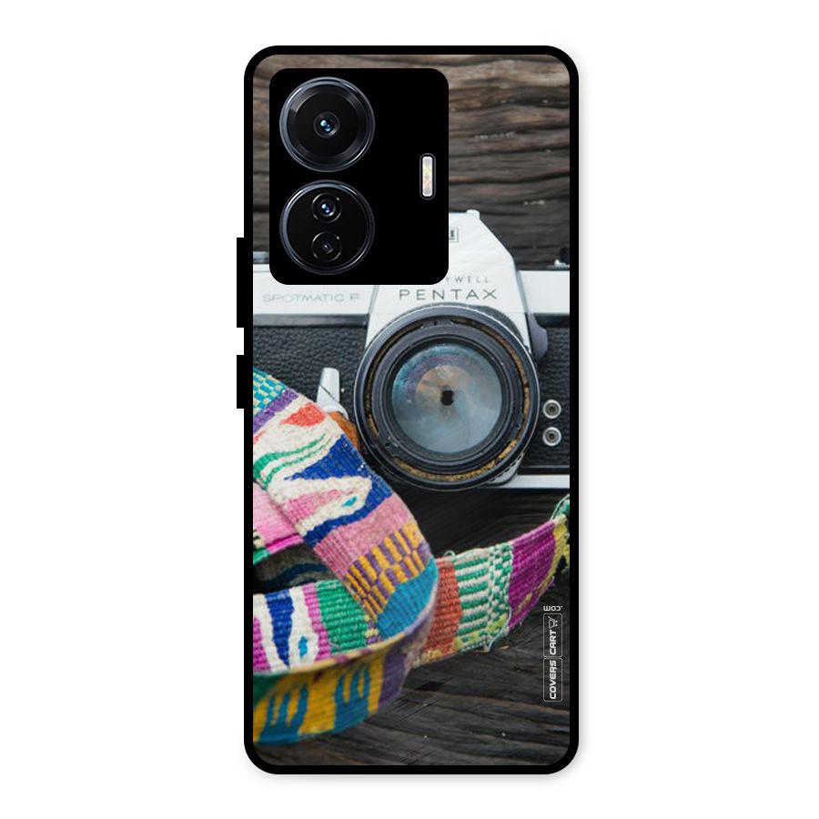 Antique Camera Metal Back Case for iQOO Z6