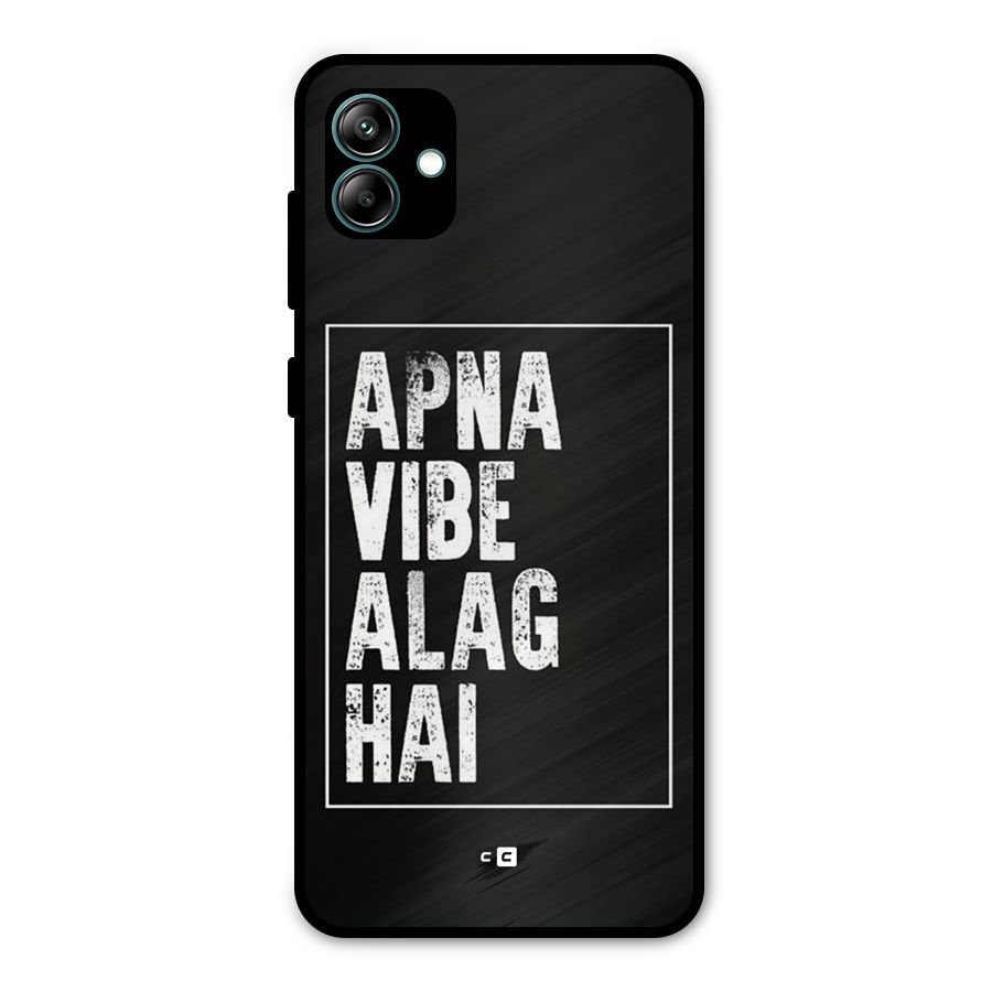 Apna Vibe Metal Back Case for Galaxy A04